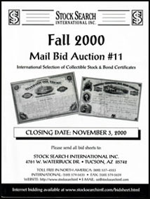 2000 Stock Search International auction catalog